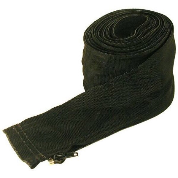 Cvr Zipper Zipper Cable Cover, Black