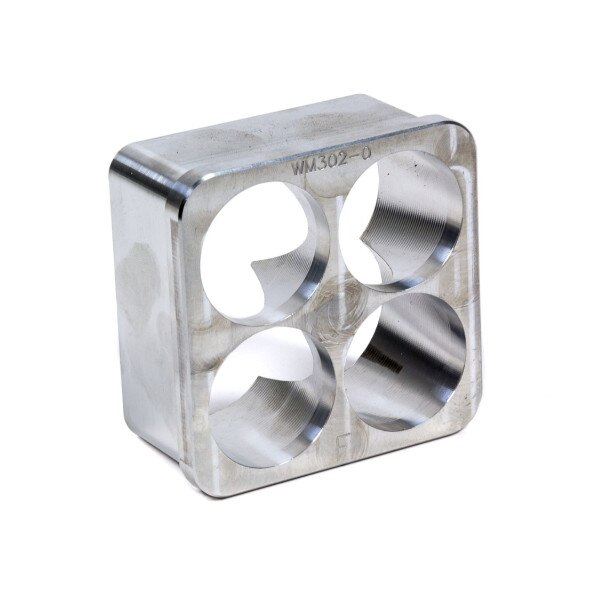 Wehrs Restrictor Plate Insert, 2.000 Tall, Aluminum, Open Bore